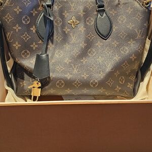 Louis Vuitton Monogram Pouch in Brown and Gold